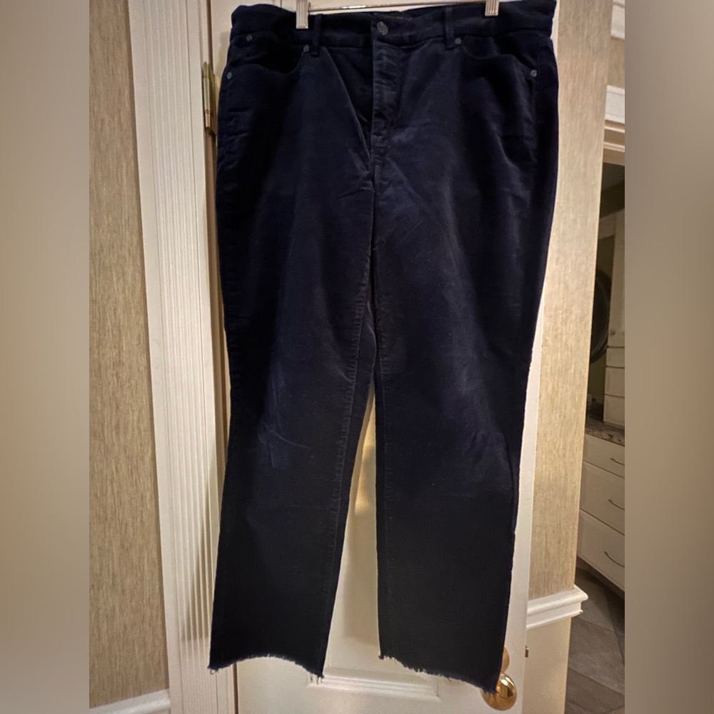Talbots Dark Blue Corduroy Pants